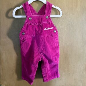 Carhartt Fuchsia Kids Overalls